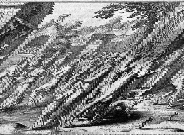 Dancing Plague of 1518 Illustration