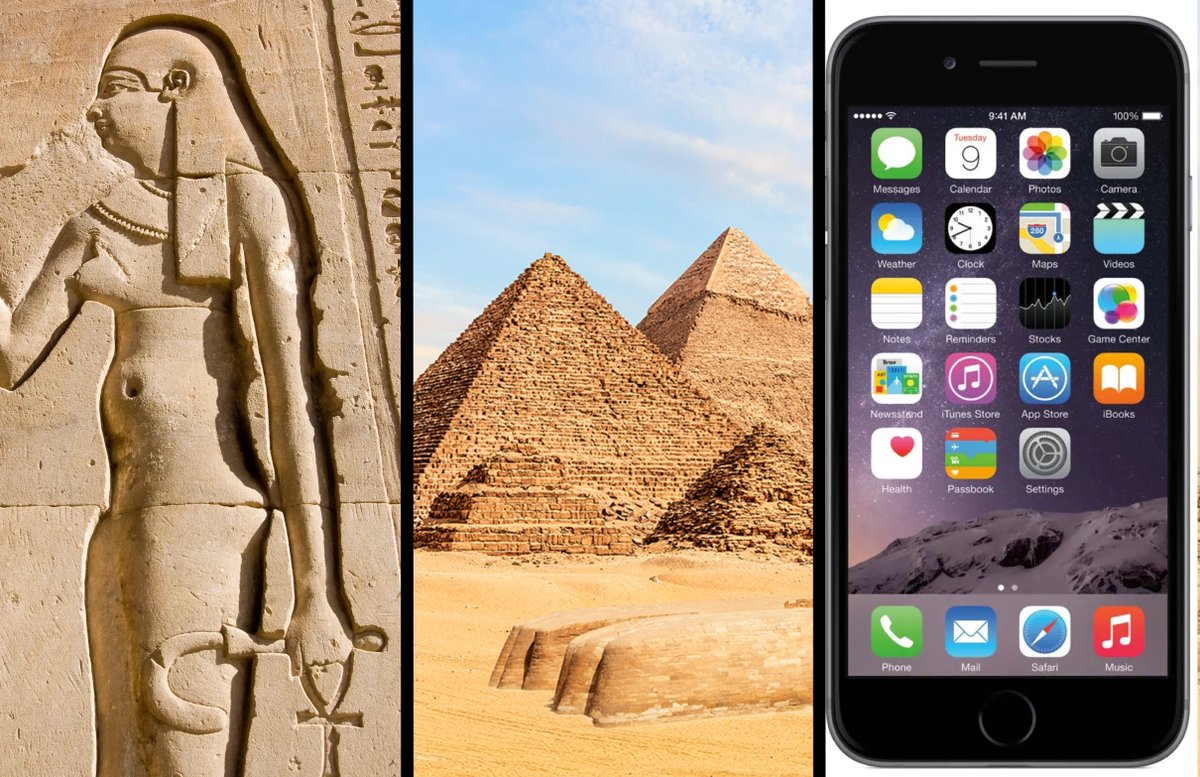 Cleopatra and iPhone Timeline